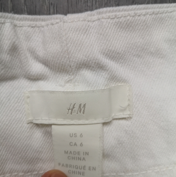 White Cotton Pants - Picture 2 of 3